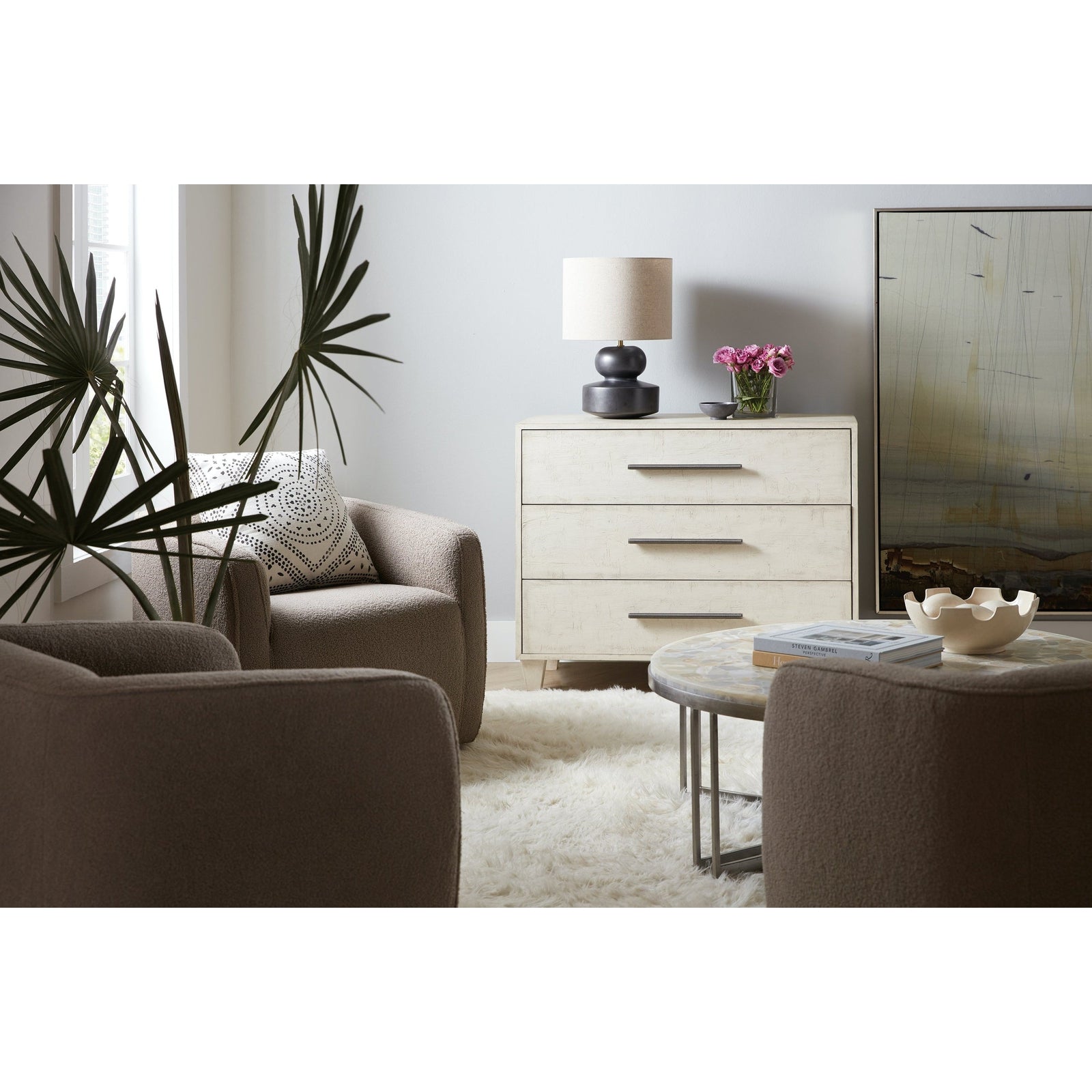 Hooker Furniture Melange Saffron Three Drawer Chest