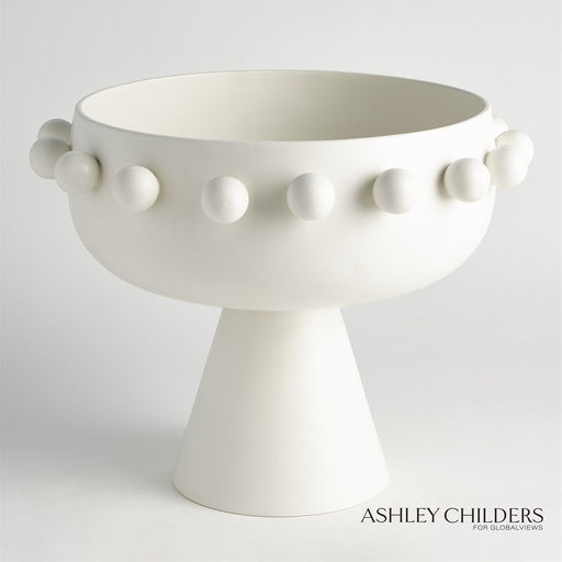 Global Views Spheres Collection Footed Bowl by Ashley Childers