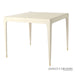 Global Views Tiburtina Game Table in Mist Leather by Ashley Childers