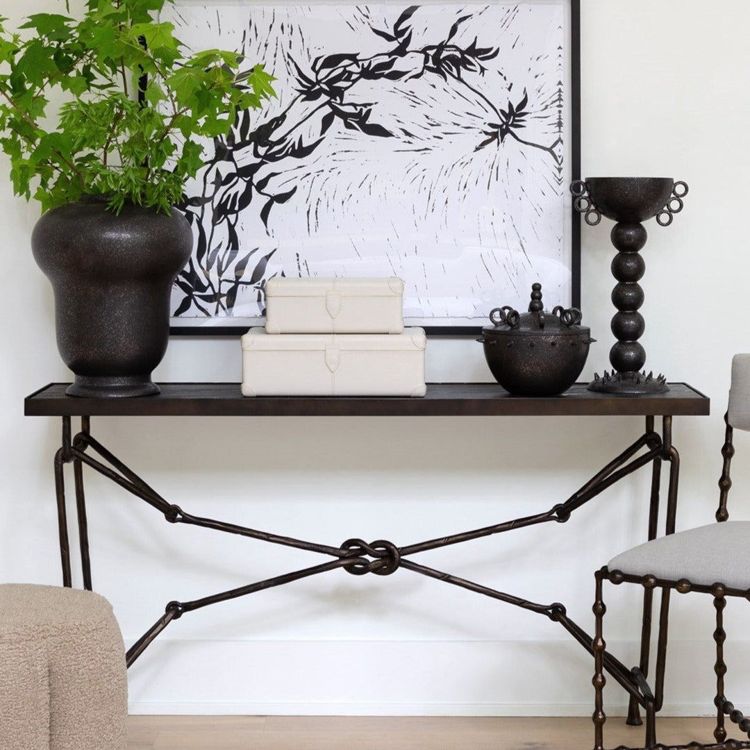 Global Views Love Knot Console by Ashley Childers