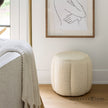 Global Views Tuffet Ottoman Sheepskin by Ashley Childers