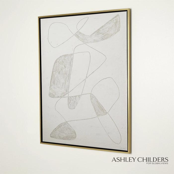 Global Views Scratch Loops Framed Art by Ashley Childers