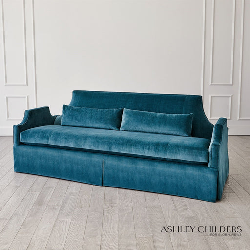 Global Views Diana Skirted Sofa by Ashley Childers