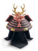 Lladro Red Samurai Helmet Figurine Golden Lustre