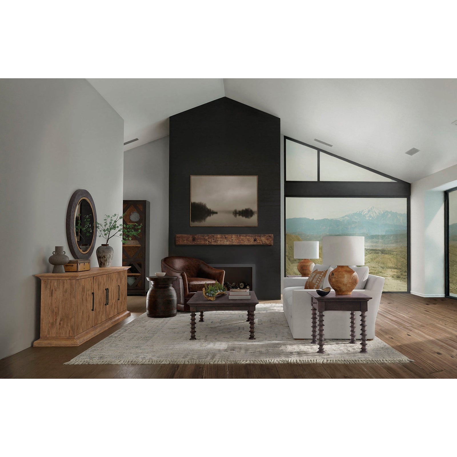 Hooker Furniture Big Sky Urn Spot Table