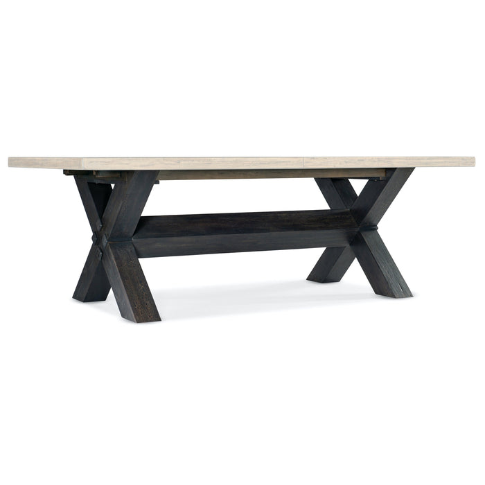Hooker Furniture Big Sky Trestle Dining Table with 2-20In Leaves