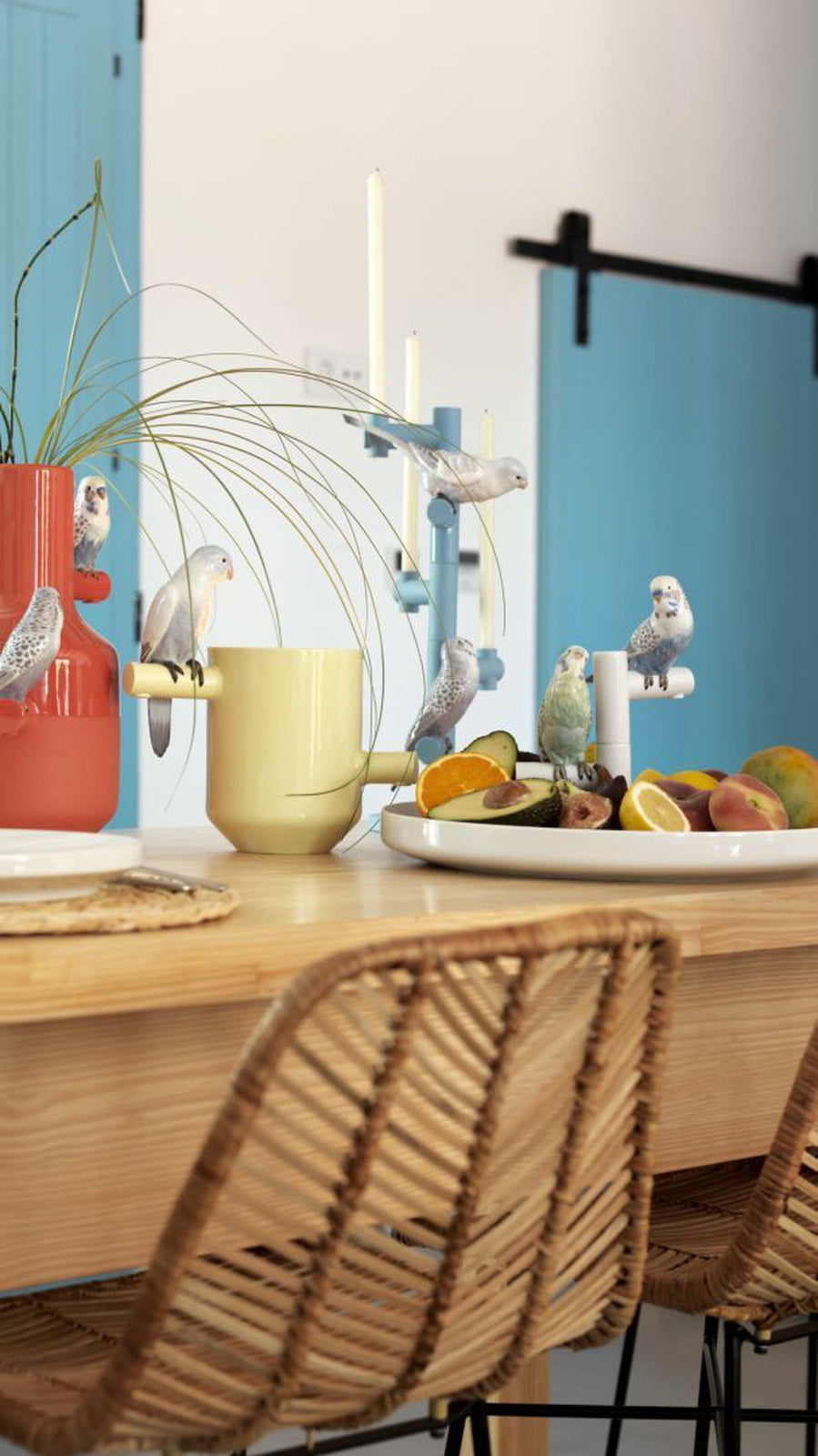 Lladro Parrot Romance Plate