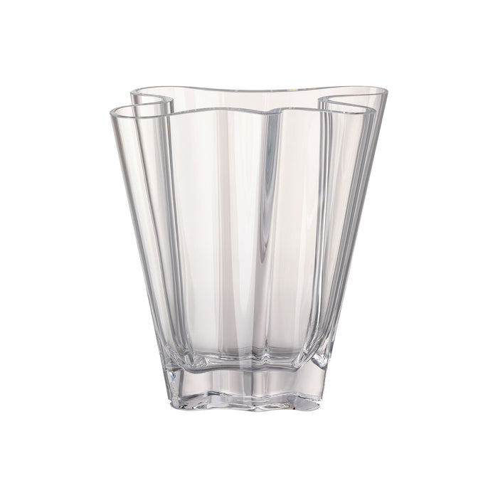 Rosenthal Flux Clear Crystal Vase - 10 1/4 Inch