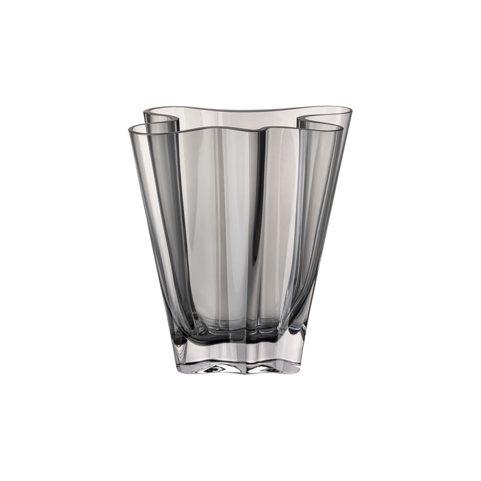 Rosenthal Flux Gray Crystal Vase - 8 Inch