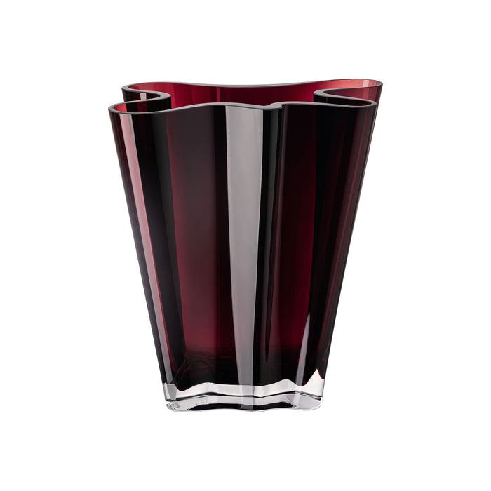 Rosenthal Flux Berry Crystal Vase - 10 1/4 Inch