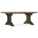 Hooker Furniture La Grange Le Vieux 86in Double Pedestal Table with 2-18in Leaves