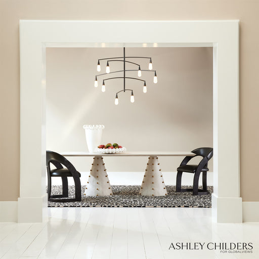 Global Views Spheres Rectangle Dining Table by Ashley Childers