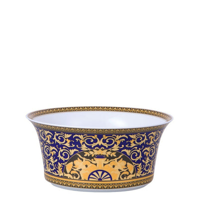 Versace Medusa Blue Vegetable Bowl Open - 9.75 inch