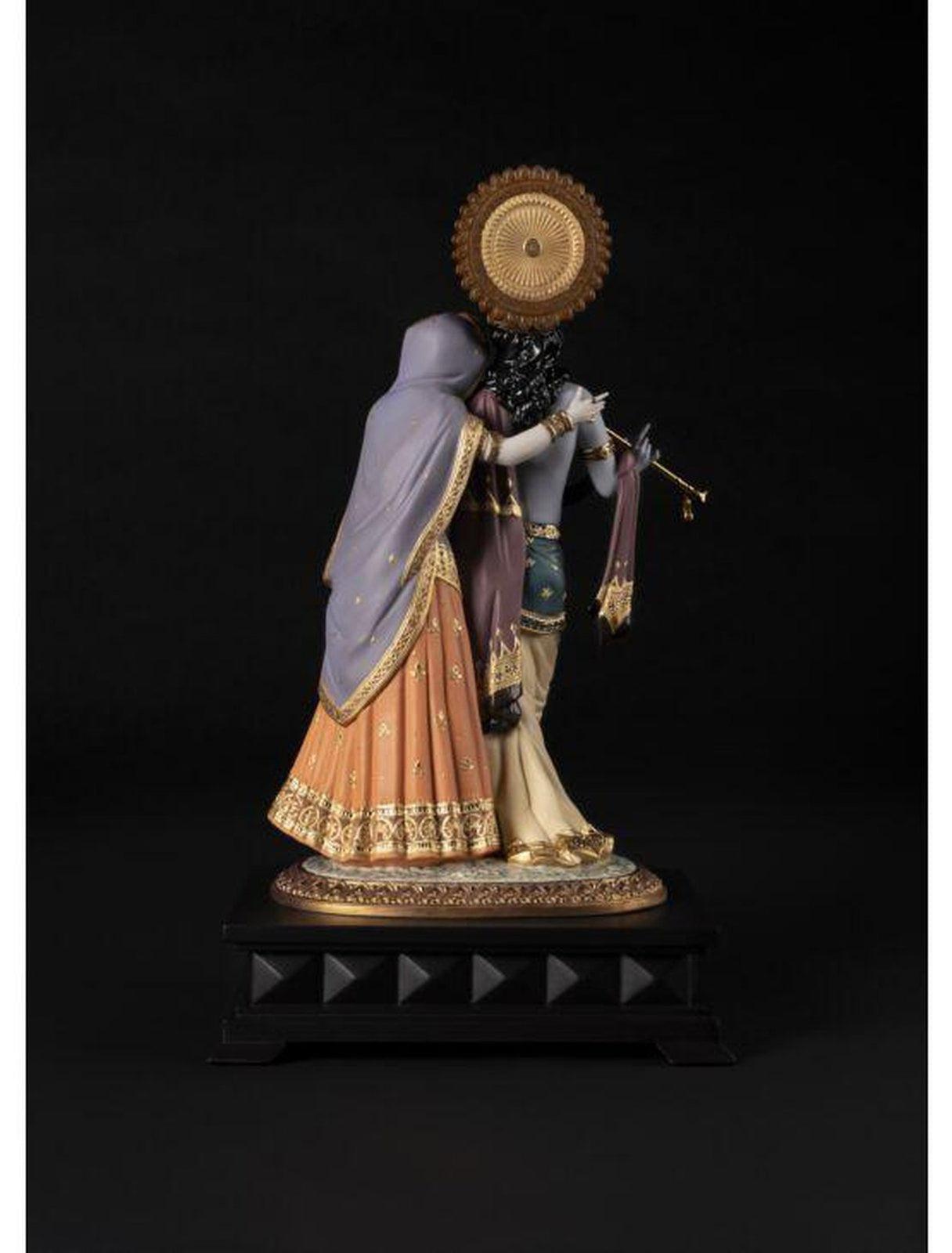 Lladro Radha Krishna Sculpture - Limited edition