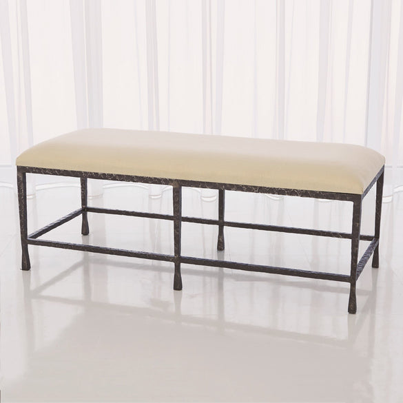 Global Views Quad Pod Bench with Muslin Cushion