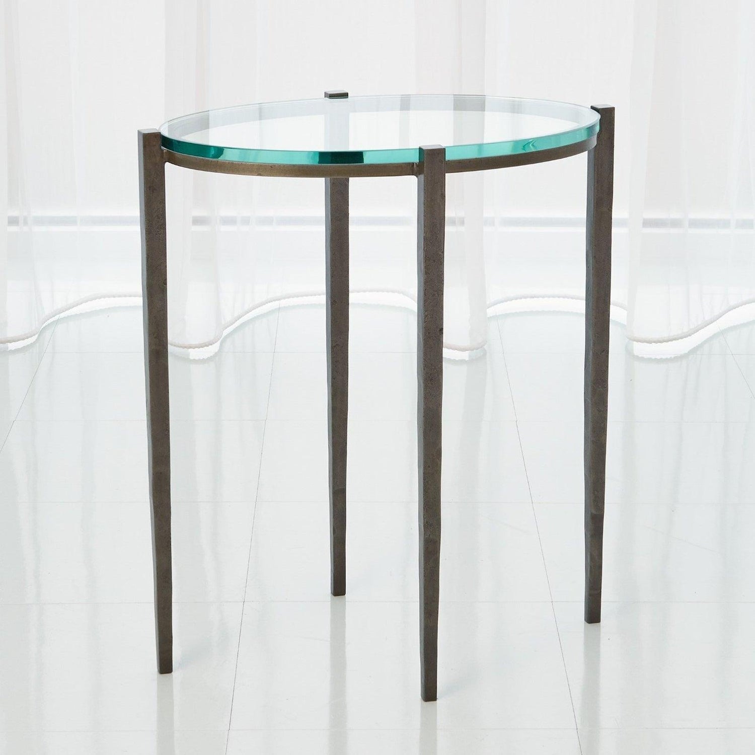 Global Views Petite Oval Accent Table