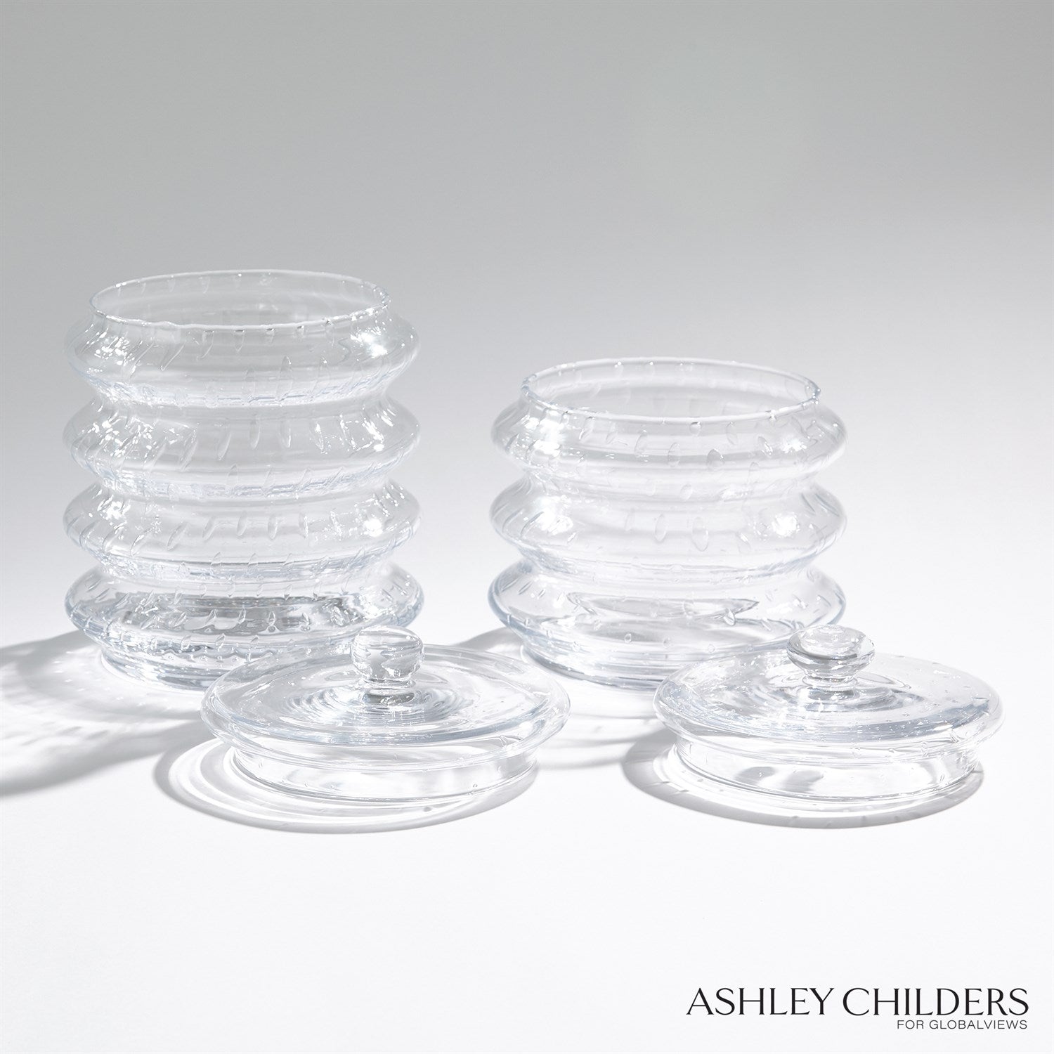 Global Views Wave Canister by Ashley Childers