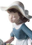 Lladro A Barrow of Fun Girl Figurine