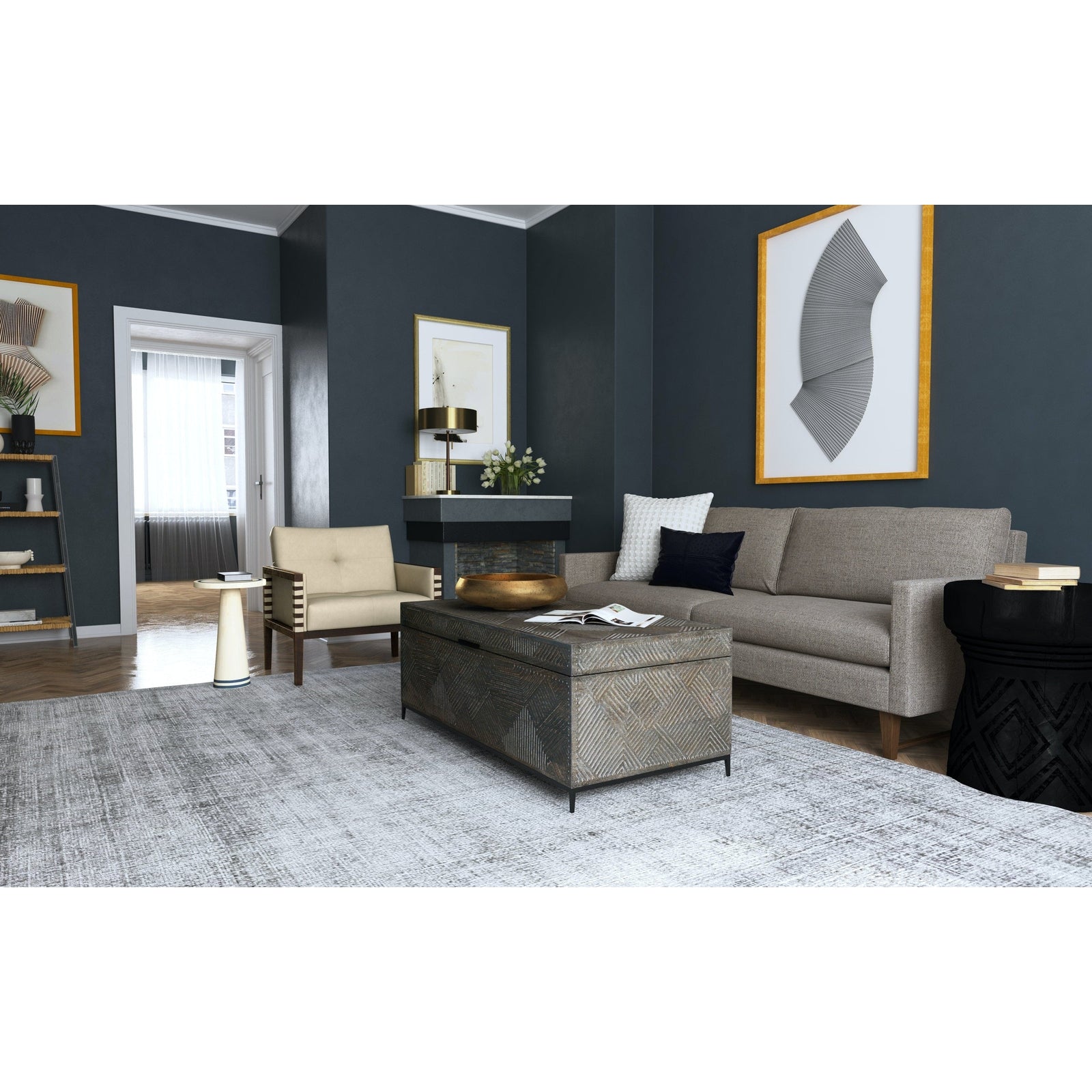 Hooker Furniture Commerce & Market Fiber Rush Bookcase