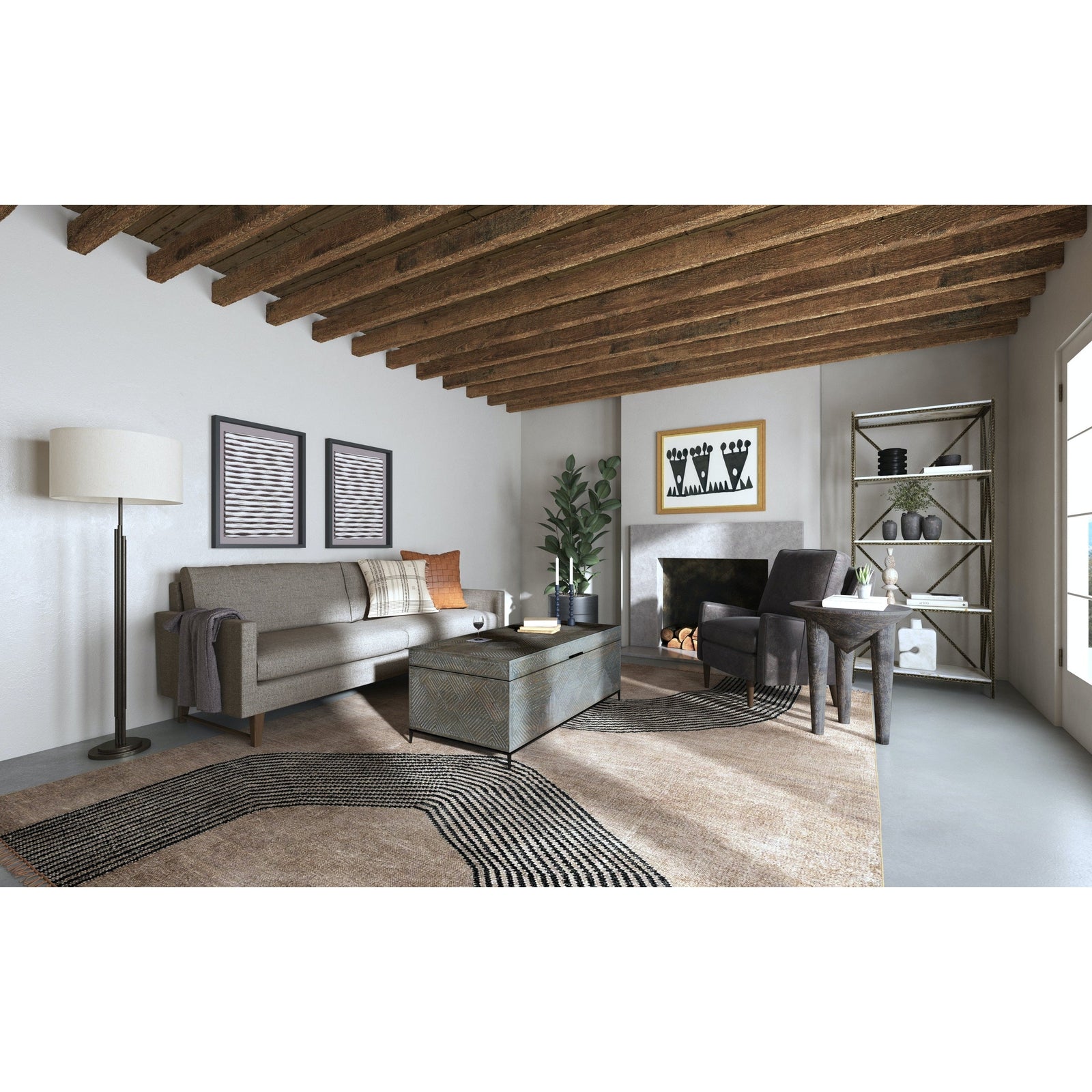 Hooker Furniture Commerce & Market Pyramid Side Table