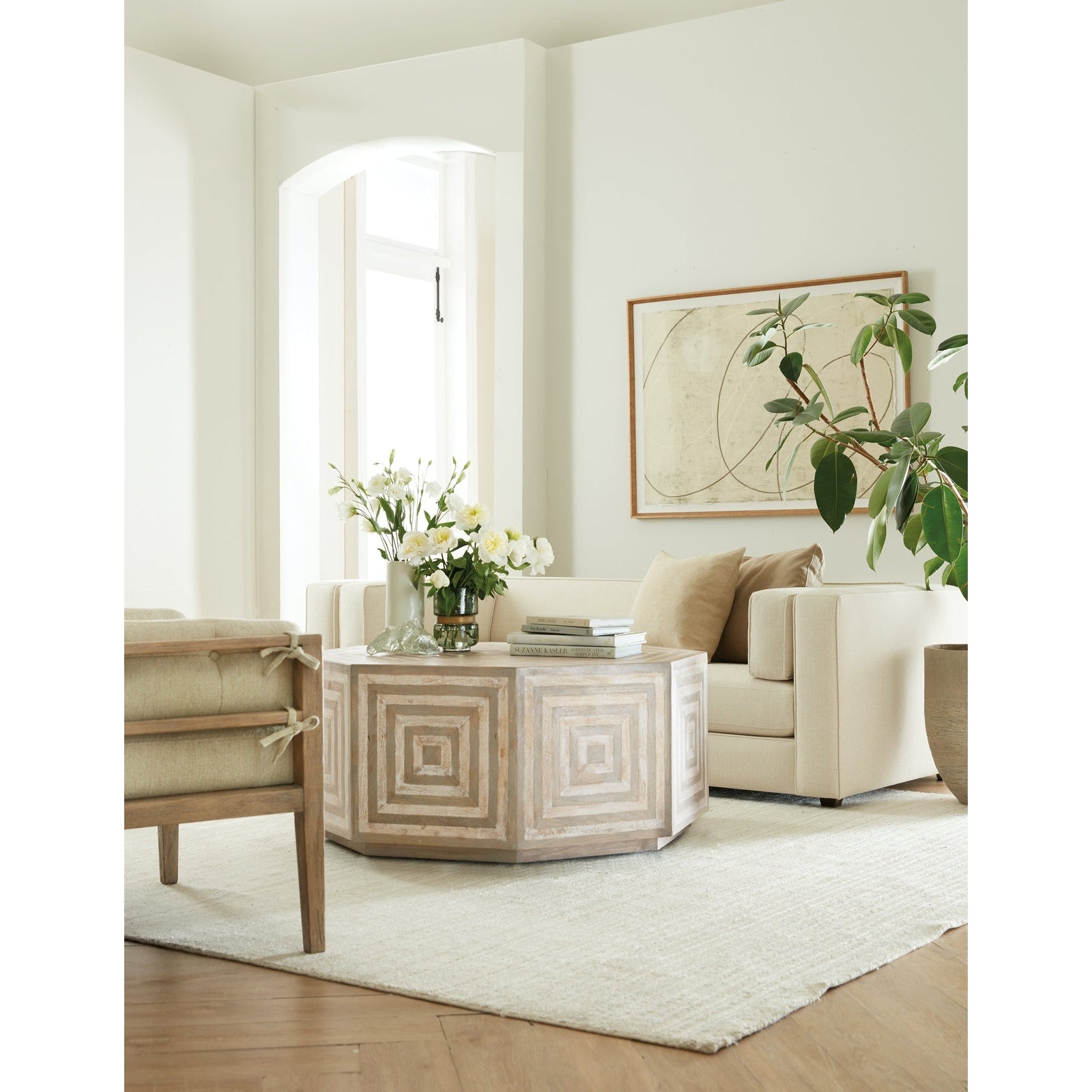 Hooker Furniture Commerce & Market Octagonal Cocktail Table