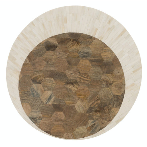 Hooker Furniture Commerce & Market Round Bone Inlay Cocktail Table