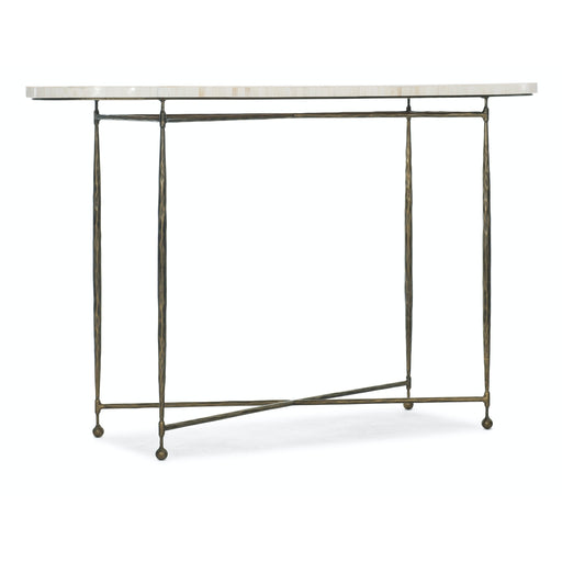 Hooker Furniture Commerce & Market Oval Bone Inlay Console Table