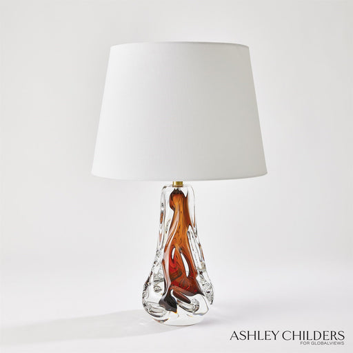 Global Views Lila Lamp-Amber by Ashley Childers