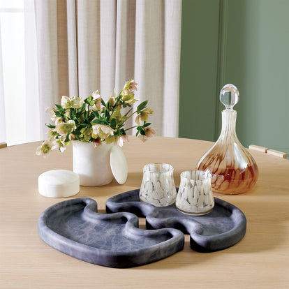 Global Views Hamish Glass Opal Dots by Ashley Childers