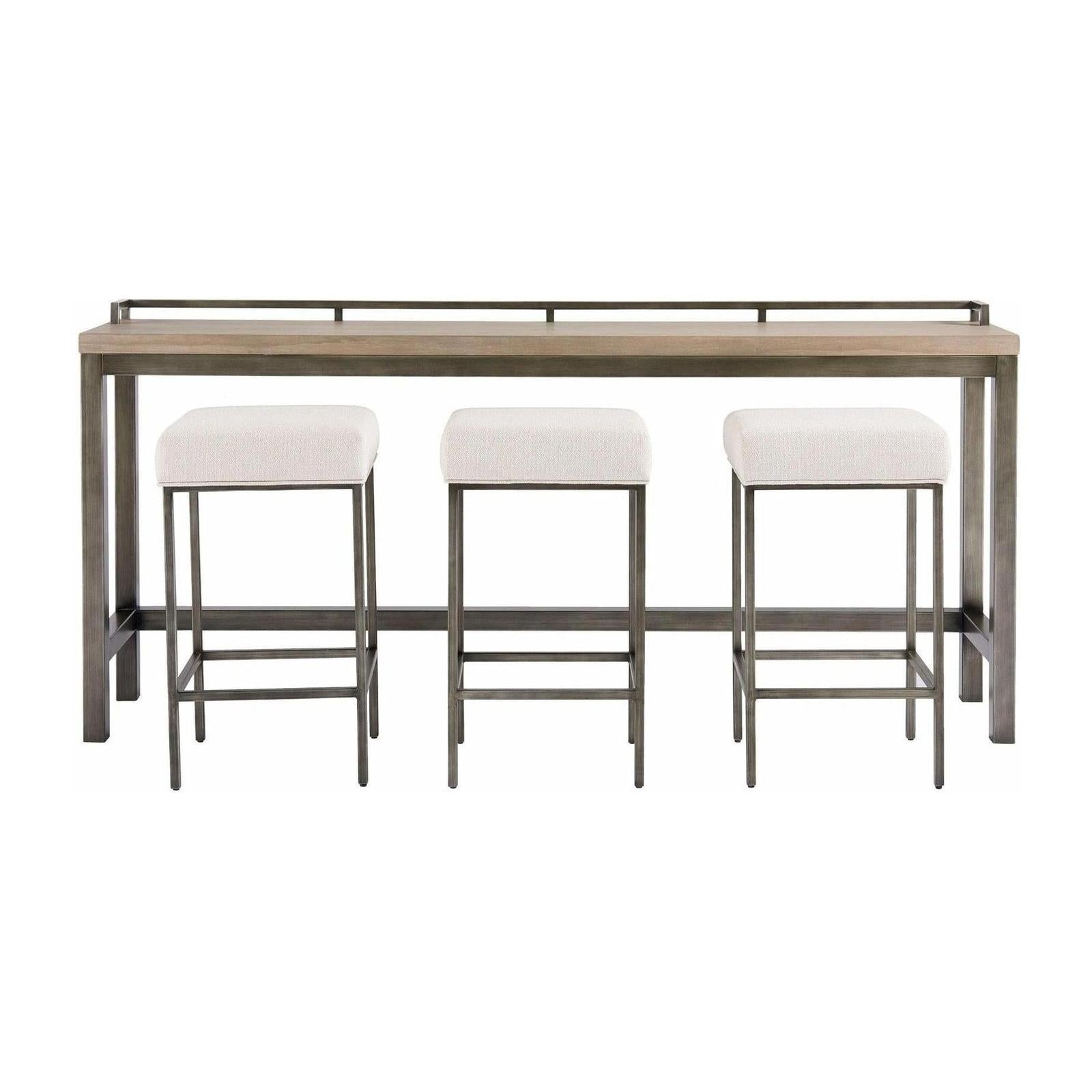 Universal Furniture Curated Mitchell Console with Stools
