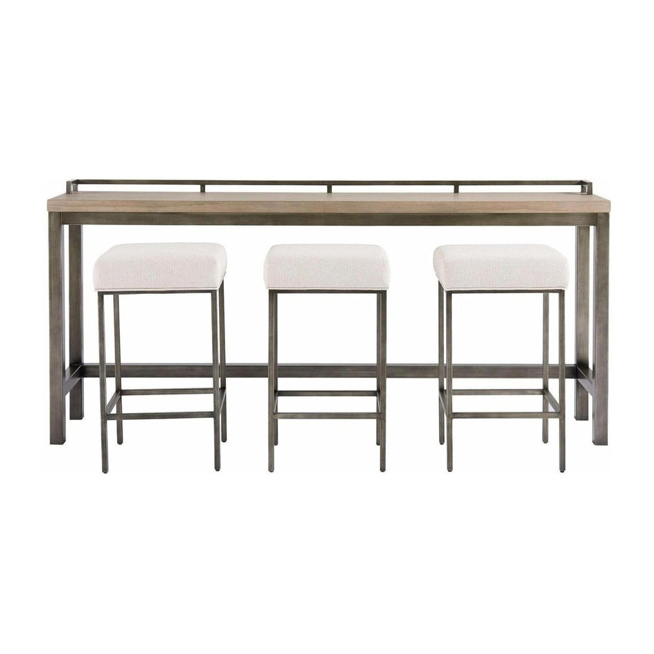 Universal Furniture Curated Mitchell Console with Stools