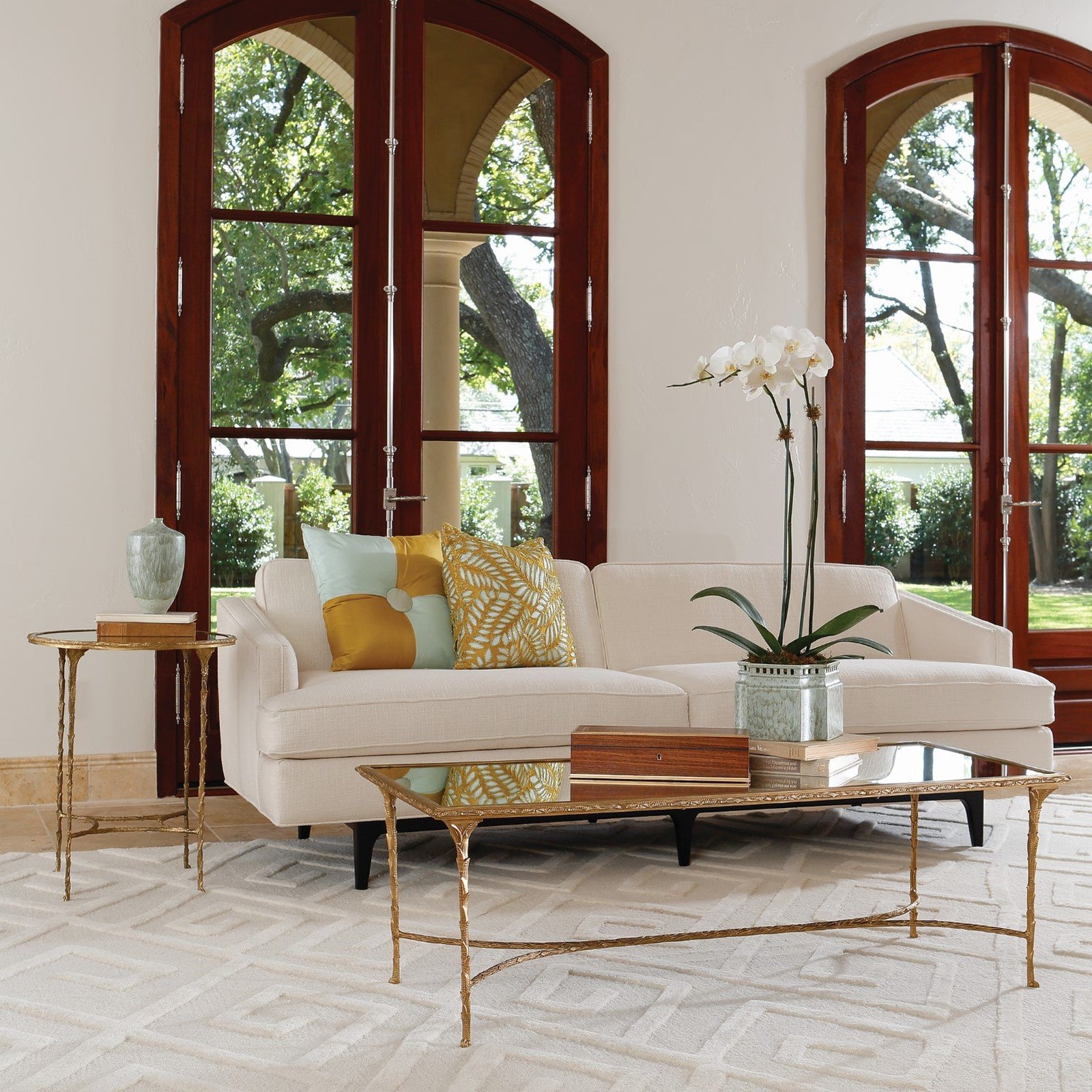 Global Views Organic Side Table