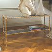 Global Views Gold Chiseled Console