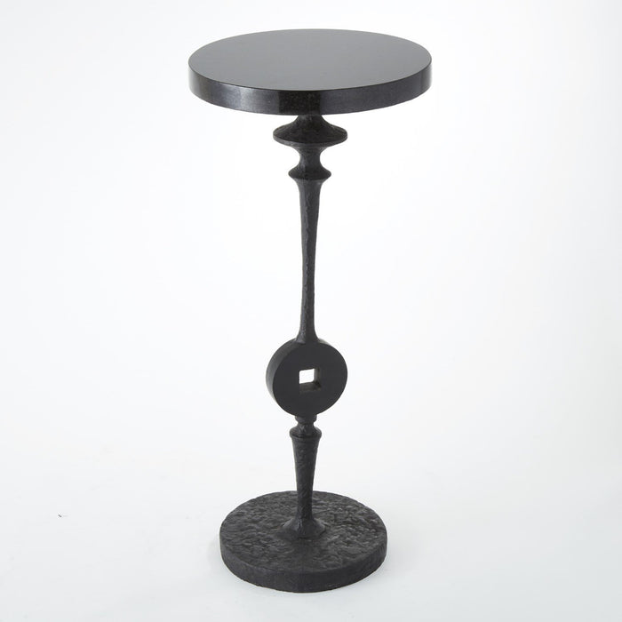 Global Views Artisan Square Peg Accent Table