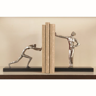 Global Views Blockhead Bookends-Pair