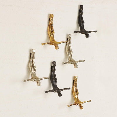 Global Views Wall Diver Sculpture