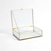 Global Views Reeded Glass Box Clear