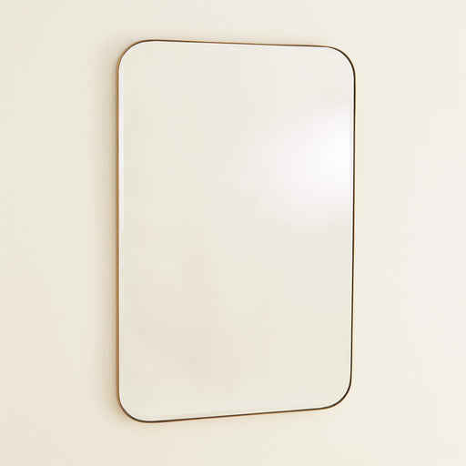 Global Views Banded Mirror-Brass