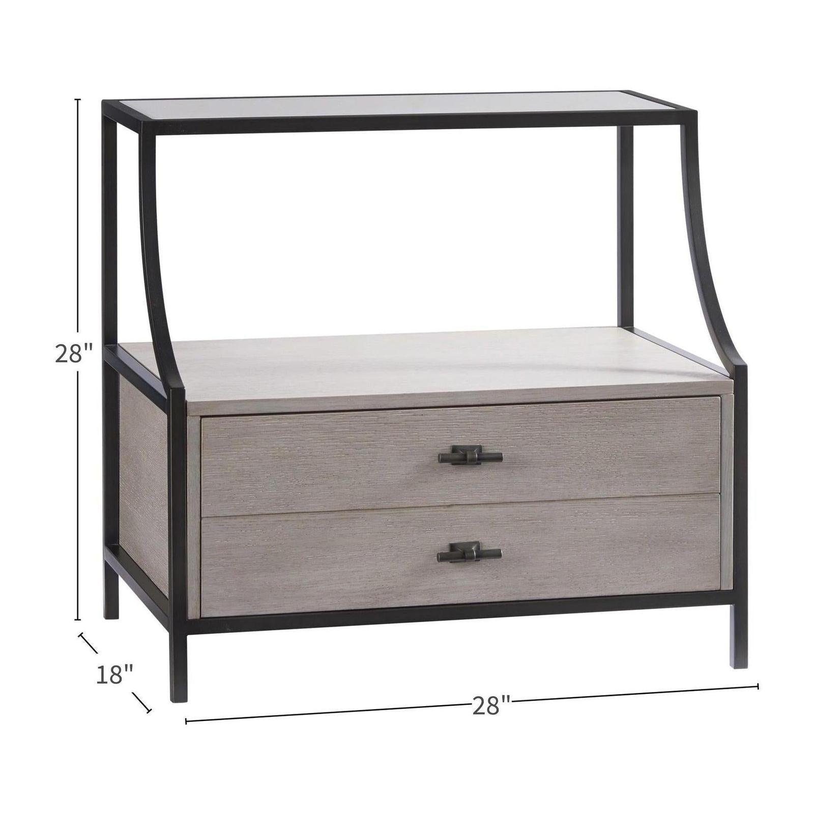 Universal Furniture Midtown Stone Top Nightstand