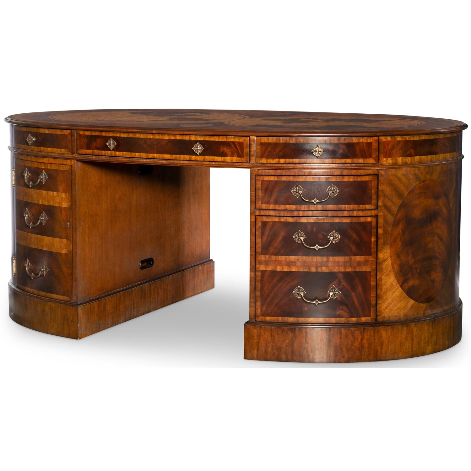 Maitland Smith Sale Map Partner's Oval Desk