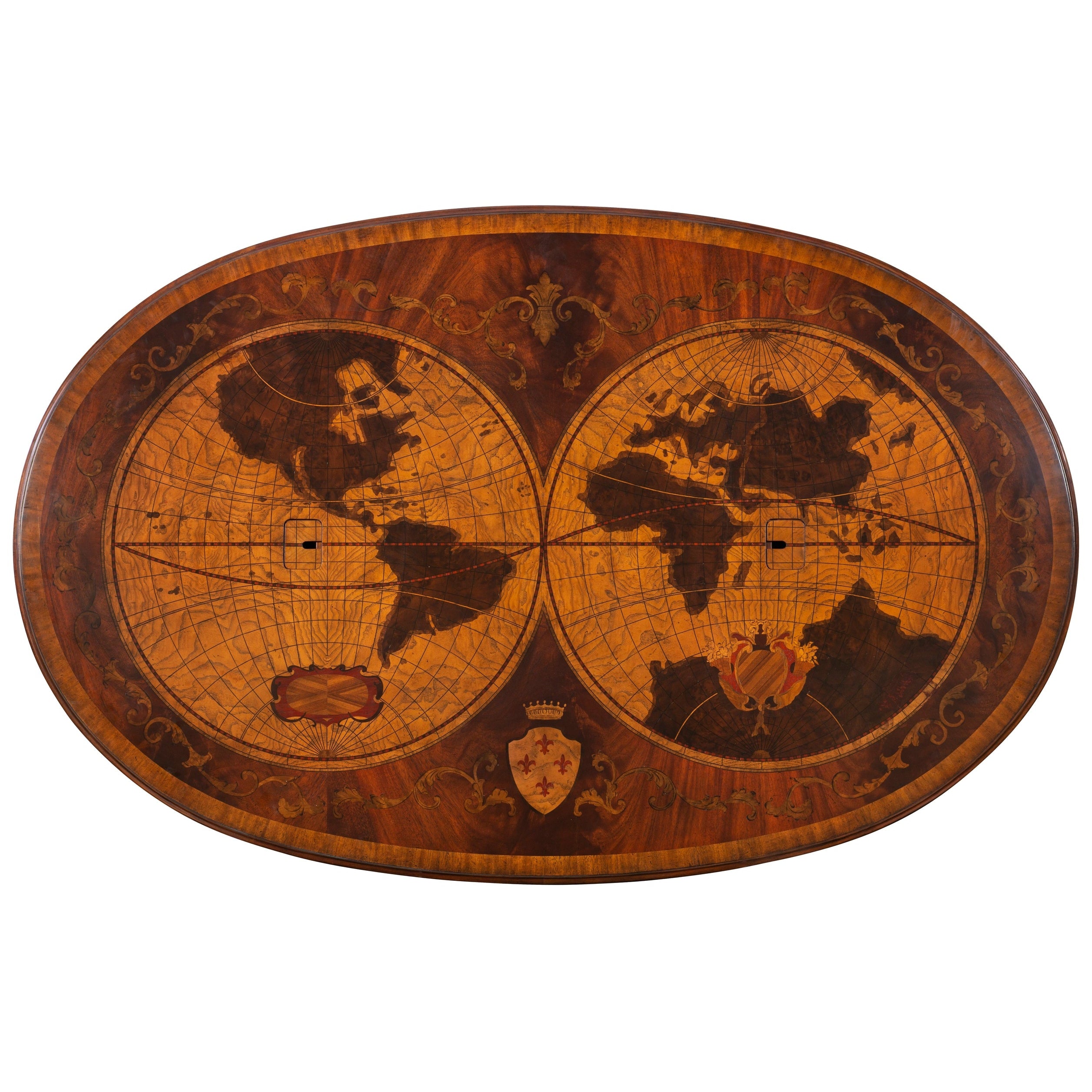 Maitland Smith Sale Map Partner's Oval Desk