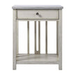 Universal Furniture Coastal Living Bedside Table with Stone Top