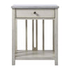 Universal Furniture Coastal Living Bedside Table with Stone Top
