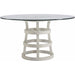 Universal Furniture Coastal Living Round Dining Table with Glass Top