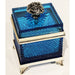Maitland Smith Sale Blue Carved Crystal Box