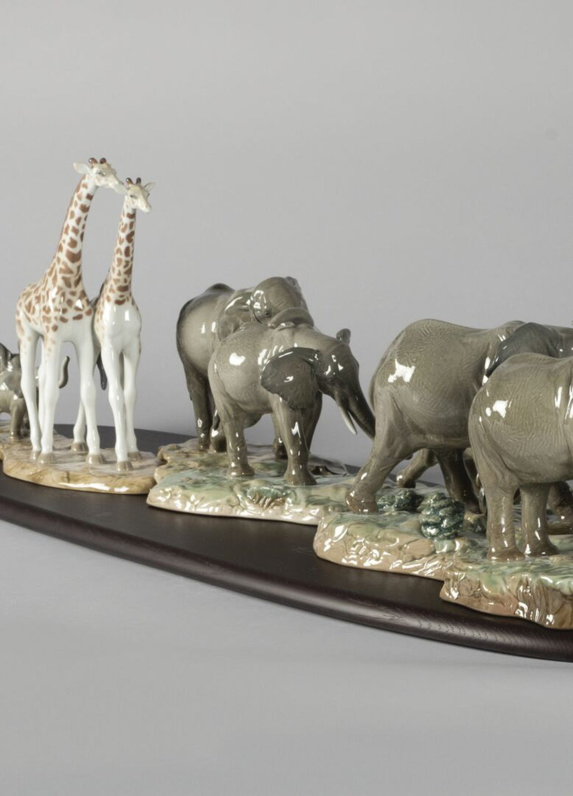 Lladro African Savannah Wild Animals Sculpture