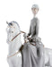 Lladro Woman on Horse Figurine