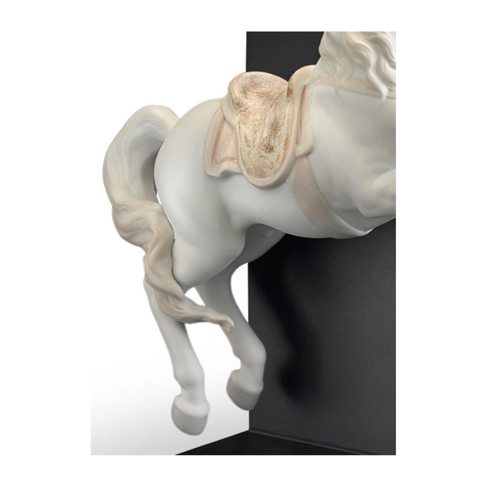 Lladro Horse on Courbette Table Lamp US