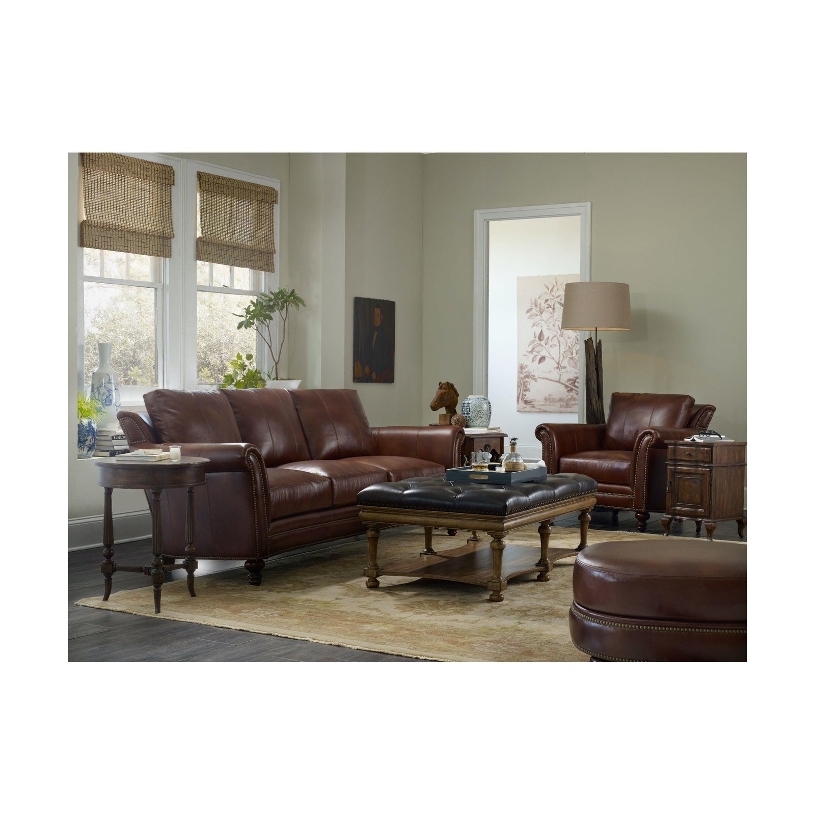 Bradington Young Richardson Stationary Chair 8-Way Tie