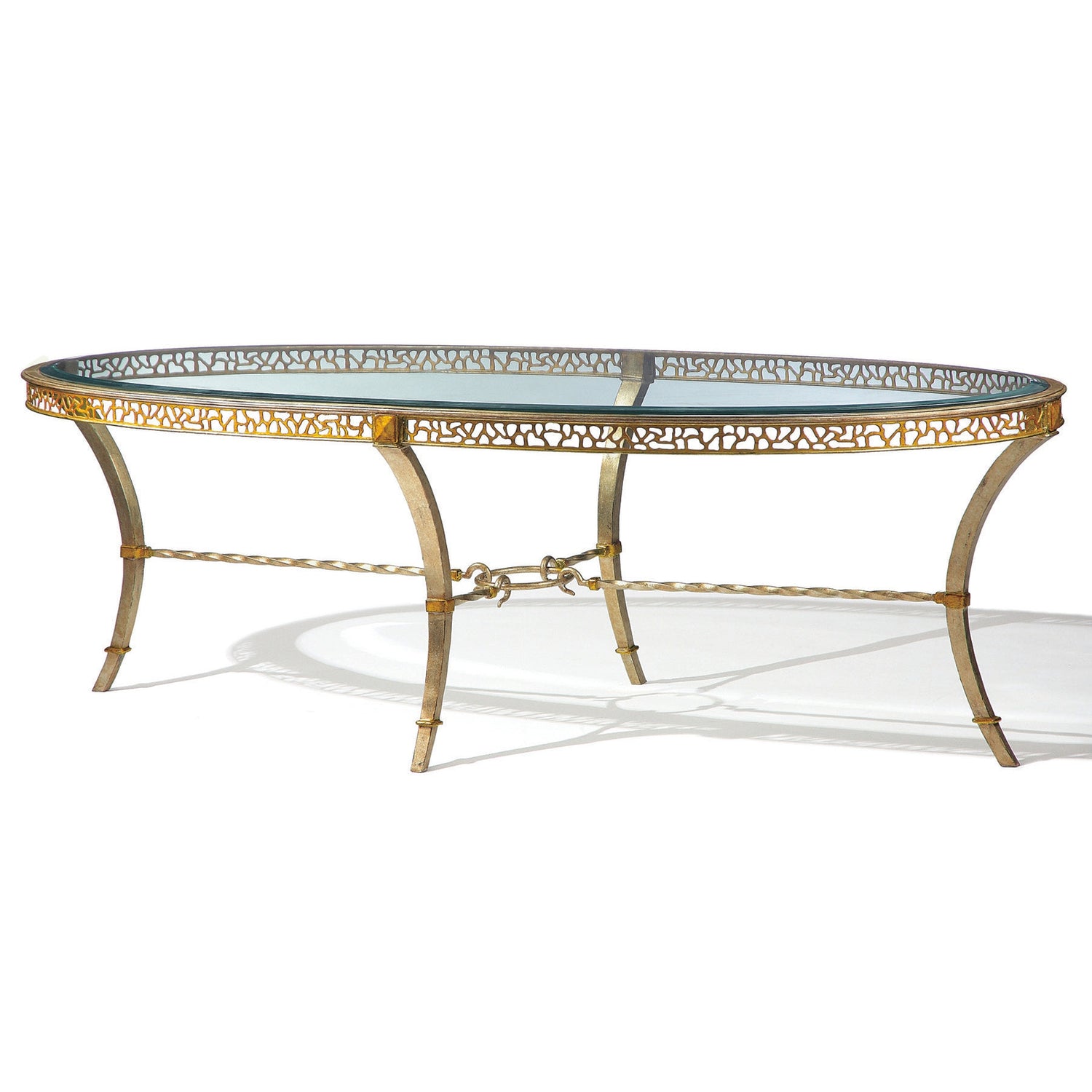 Maitland Smith Sale Bolero Oval Cocktail Table Bol03